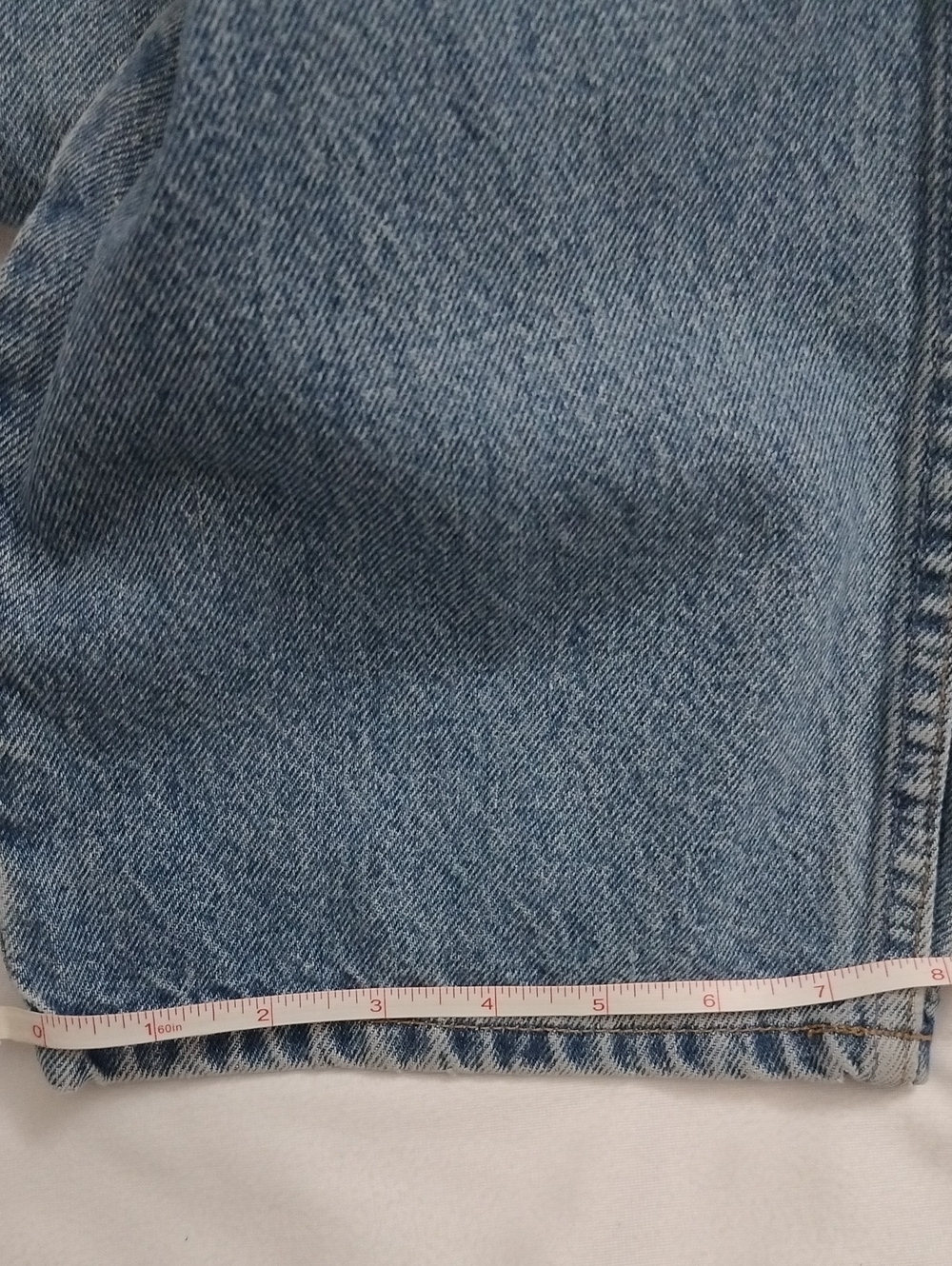Men's VTG Old Navy Straight Leg Classic Denim Jeans 35x32, Light/Med Blue Wash - Picture 12 of 16